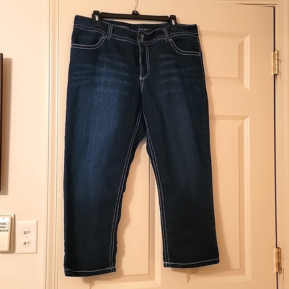 Nine West denim capris